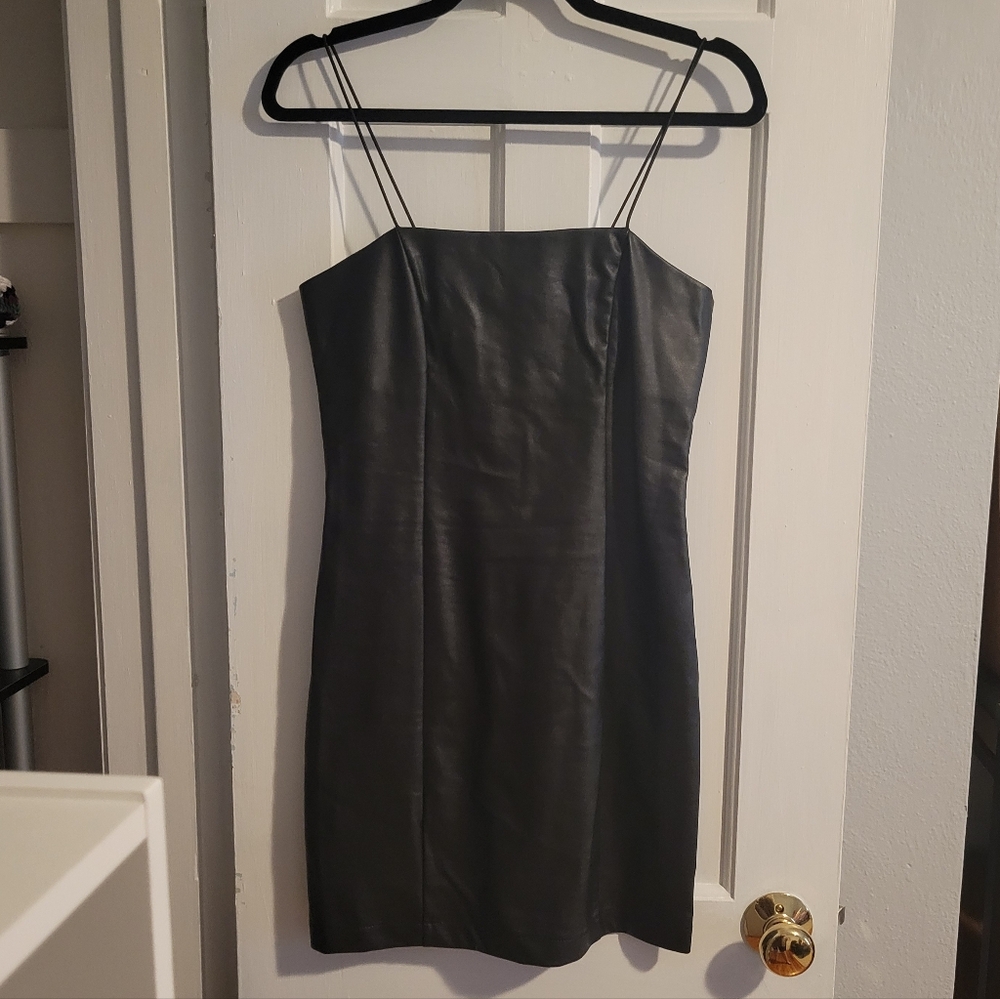 Wild Fable Faux Leather Mini Dress